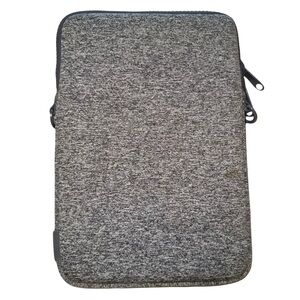 Dagne Dover Gray Heathered Neoprene Padded Tablet Protective Sleeve Case